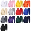 Blank Fleece Tracksuit Men Training Jogging Wear Wholesale Sweat Suits Men Activewear Hoodie And Jogger Set Conjunto Deportivo 2