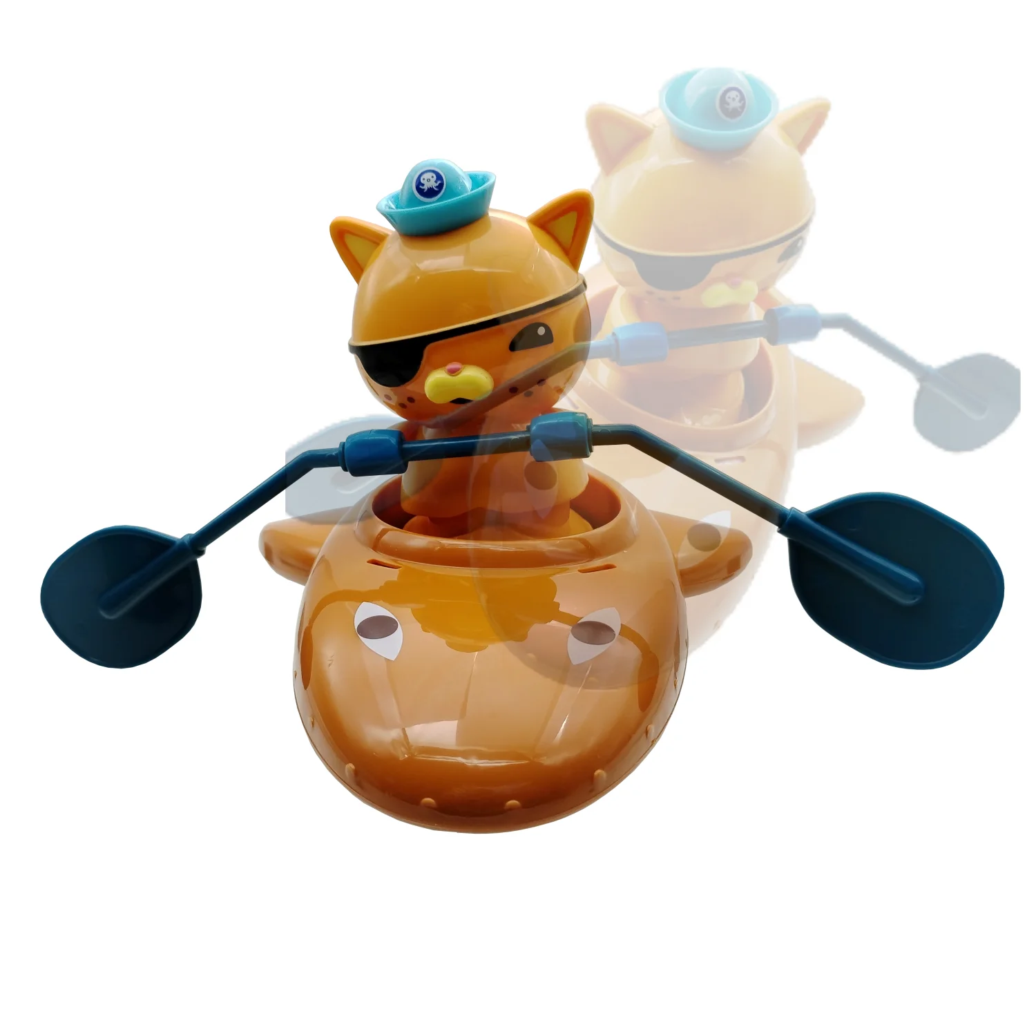 

octonauts Action Figures Bath Toys Kwazii GUP Boat Windup powered kayak Float On The Water Toy for Kids