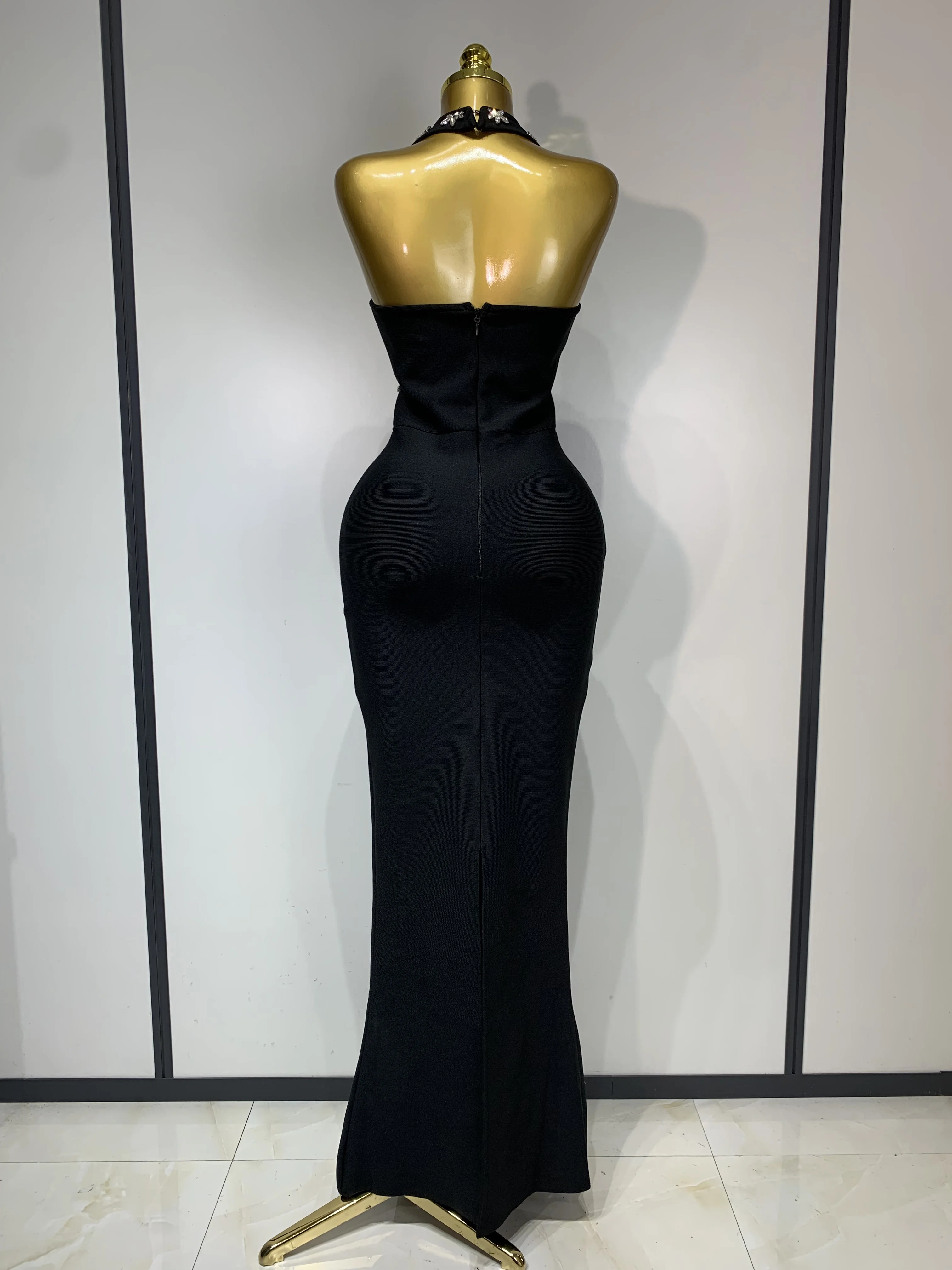 navy blue dress for baby girl Herve Leger The Minnie Dress main image 1
