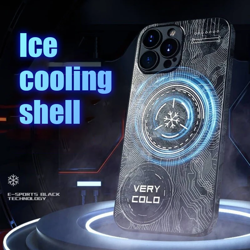 Phone Heatsink Case Iphone Case Liquid Cooling Phone Cover Liquid Cooling  Phone Cooler