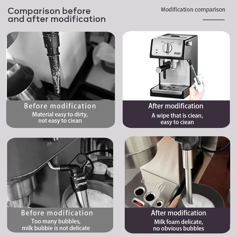 Coffee machine steam nozzle,304 stainless steel steam pipe
