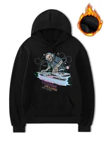 Women's Winter Oversize Tops Sport Skull Pullover Hoodie Y2K Plus Size Hood Sweatshirt Big Size Fleece Hoodies and Sweatshirt