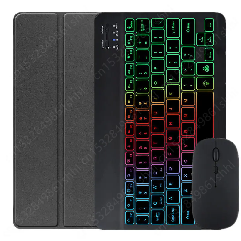 Vibrant Backlit Keyboard Case with Multi-Language Support