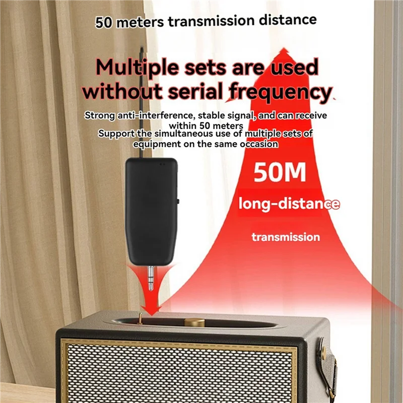 ABME Violin Wireless Microphone Musical Instrument Microphone Stage Performance Audio Receiver And Transmitter