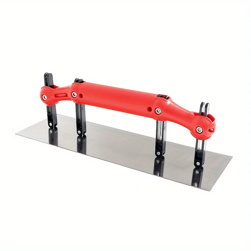 2PCS  Versatile Metal Putty Knife - Adjustable Arc Scraper & Finishing Trowel for Paint and Wallpaper Application 6