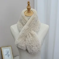 Rex Rabbit Fur Knitted Scarf Foulard Fashion Solid Shawls Rectangle Scarves for Women Winter Warm Real Fur Shawls 1