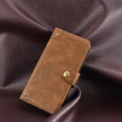 Retro Leather Back Case Cover with Metal Buckle - Premium Phone Accessory (Yellow)