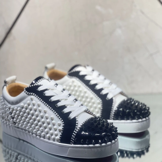 Christian Louboutin Mens Shoes Spikes  Christian Louboutin Shoes Mens  Loafers - Leather Casual Shoes - Aliexpress