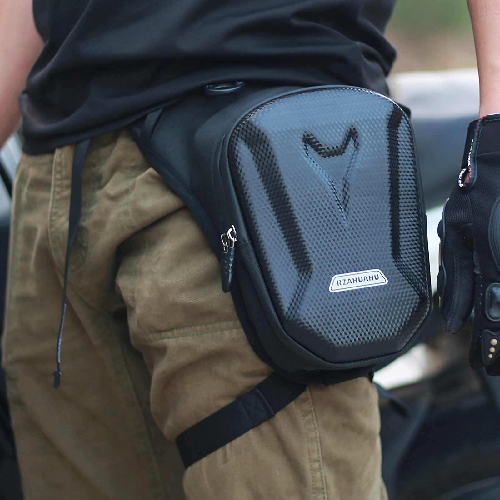 

Motorcycle Drop Waist Leg Bag EVA Waterproof Leg Side Bag Belt Hip Bum Luggage Ride Bags Motorbike Phone Purse Pack Bag