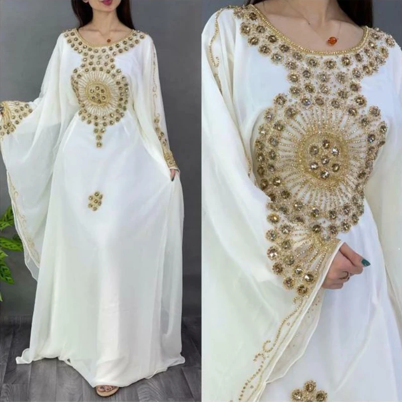 

Moroccan Royal Islamic Muslim Kaftan African Abaya Wedding