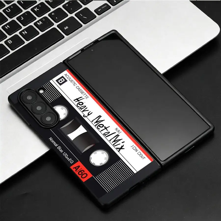Red Line Cassette Design Back Phone Cover