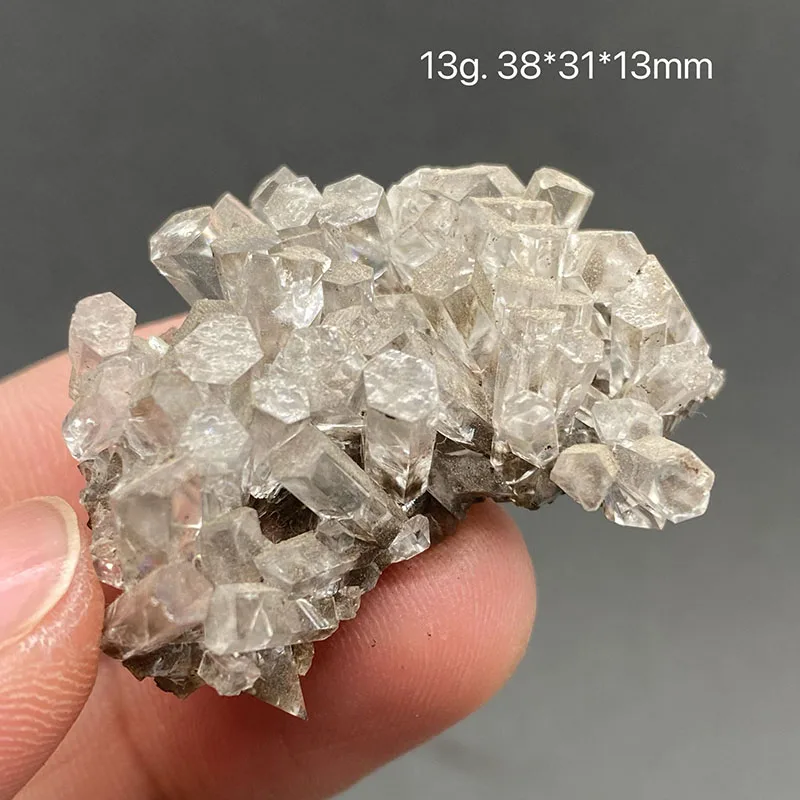 100% natural columnar transparent calcite raw stone mineral specimen healing crystal collection