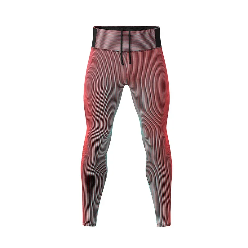 Men's Compression Pants Running Leggings with Shorts Fitness Workout Tights Sportswear