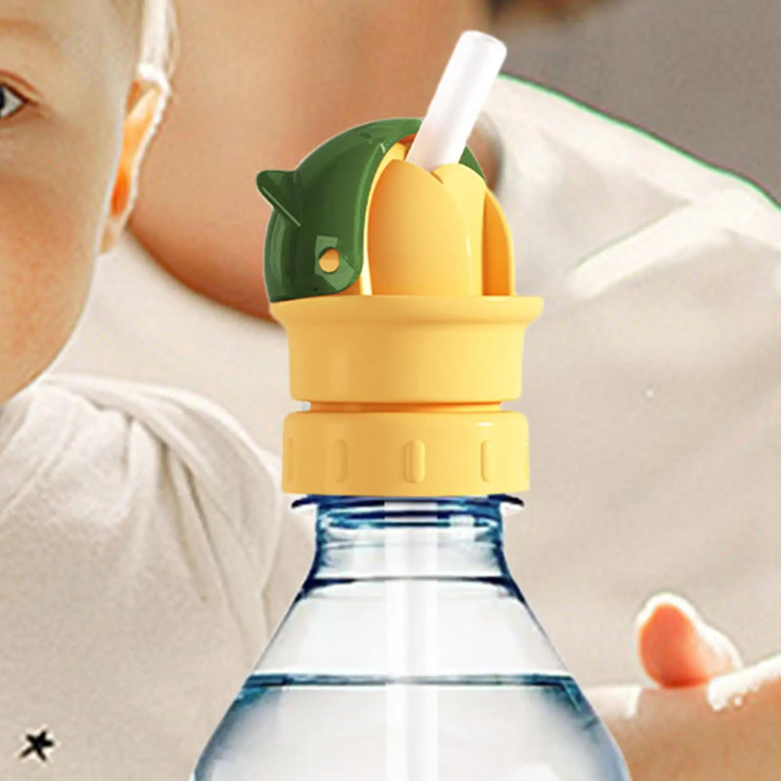 물병 주둥이 어댑터 실리콘 물병 어댑터(빨대 포함) 대부분의 표준 물병에 사용 가능한 소형 실리콘 뚜껑