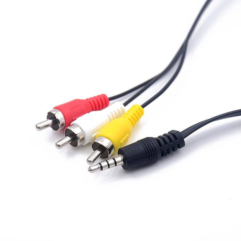 

3.5mm AV Cable Adapter TV Tuner 2023 Europe Lines For Satellite Receiver Support Poland Germany Slovakia Czech Spain 8-Lines
