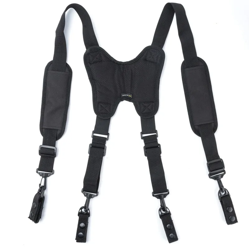 

Tactical Suspenders Outdoor Adjustable H-type Suspenders Multi-function Tactical Duty Belt Equipment Harness Combat Belt Strape