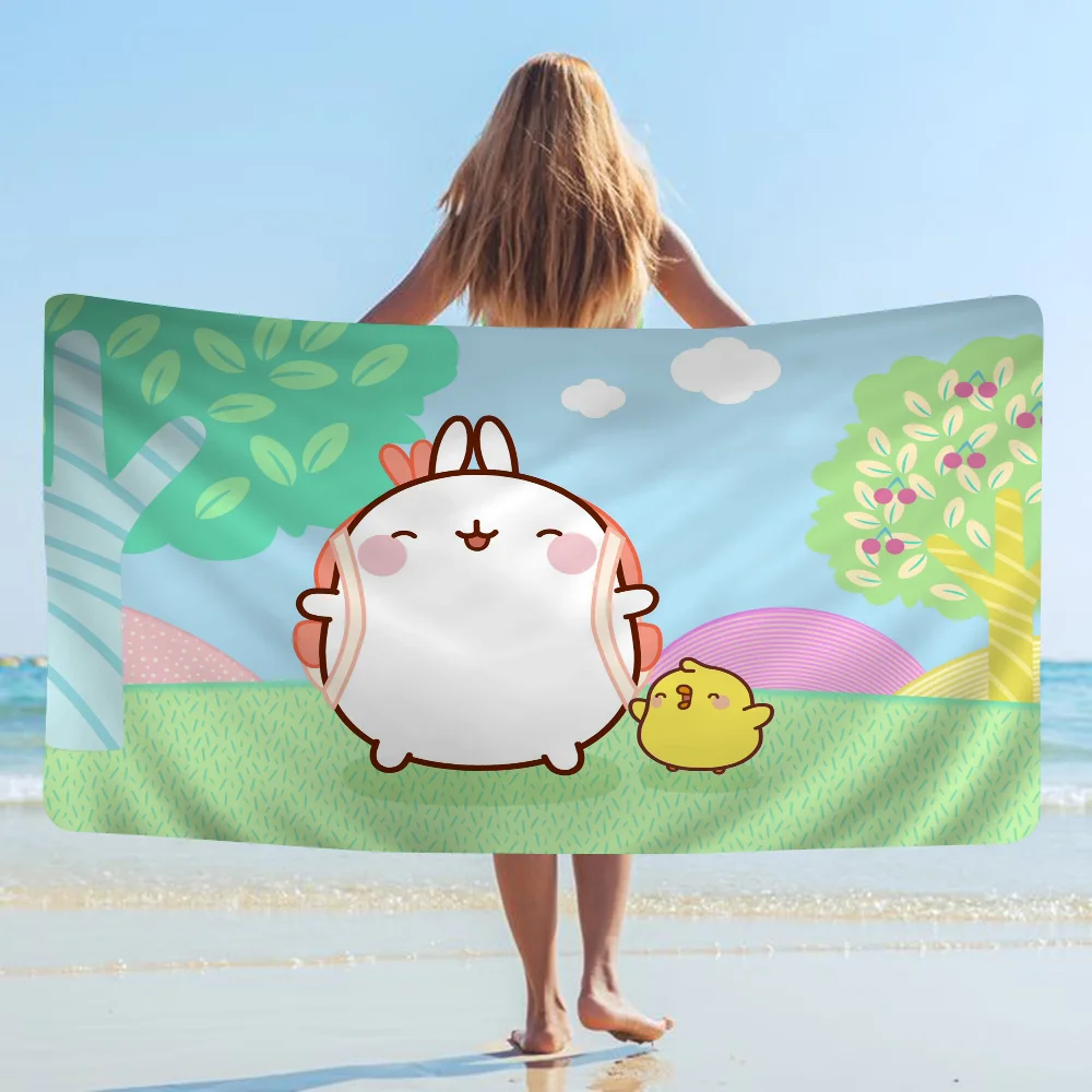 Molang Big Microfiber Beach Towels Quick Dry Towel Sand Beach Towels Pool Towel For Travel Swim Pool Yoga 3