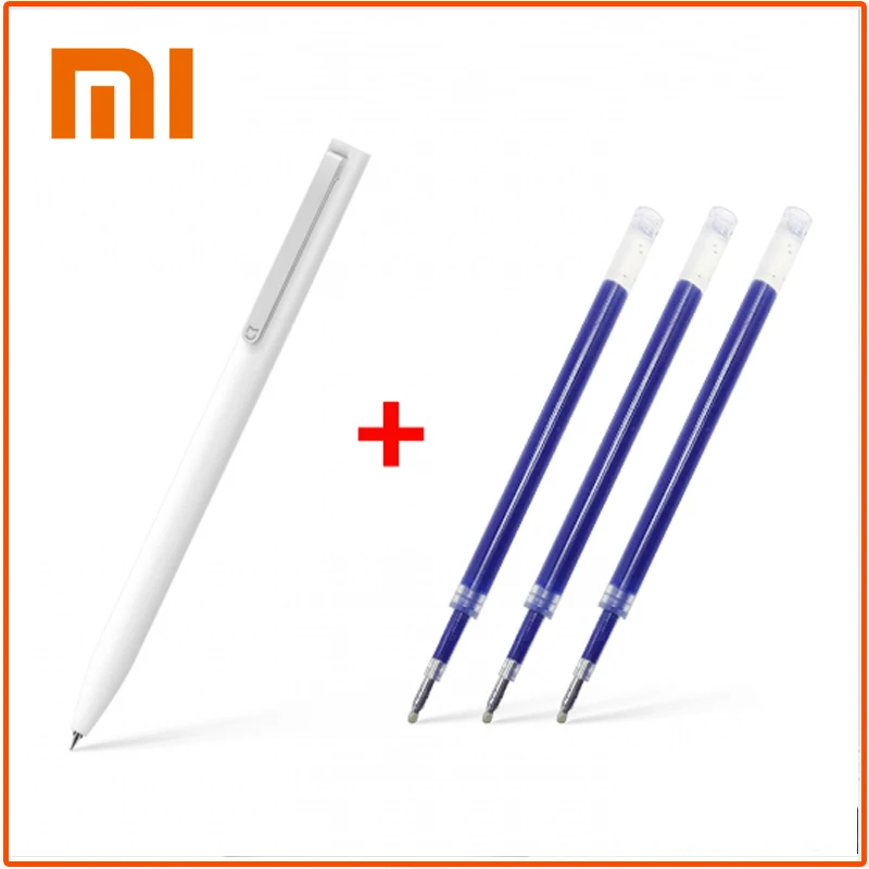 Xiaomi Mijia Sign Pen 9.5mm Signing Pens PREMEC Smooth Switzerland Japan Black Blue Red Ink Refill Durable Signing Pen