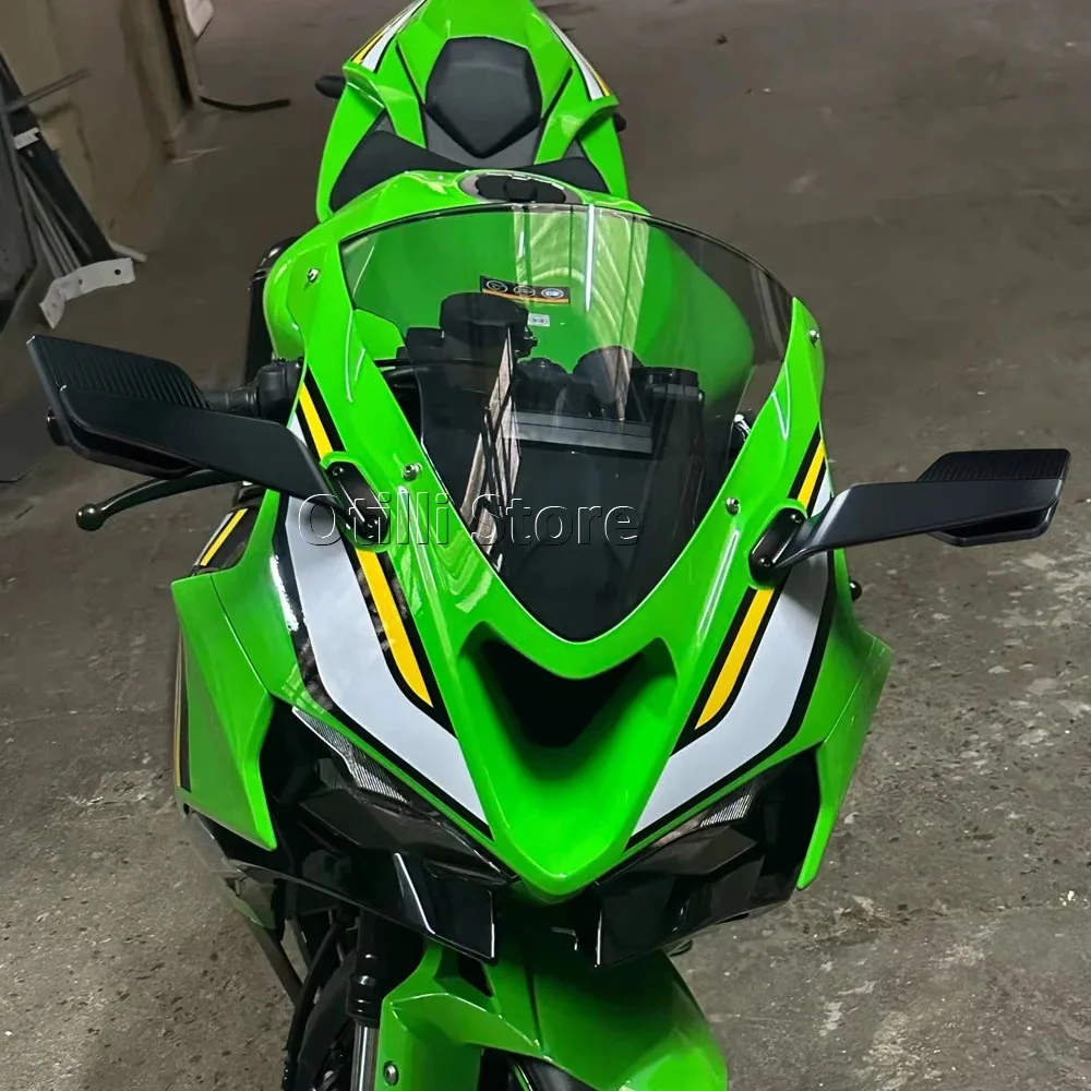 새로운 닌자 636 ZX-6R 스텔스 맥스 미러 오토바이 후면보기 사이드 미러 가와사키 Ninja636 ZX-6R 닌자 636 ZX6R 2025-2019