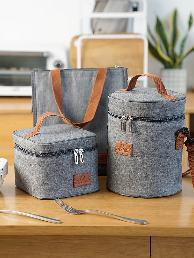 Camping Picnic Bag Mini Ice Pack Storage Lunch Bag Student Portable Barbecue Food Storage Thermal Picnic Basket Ice Box