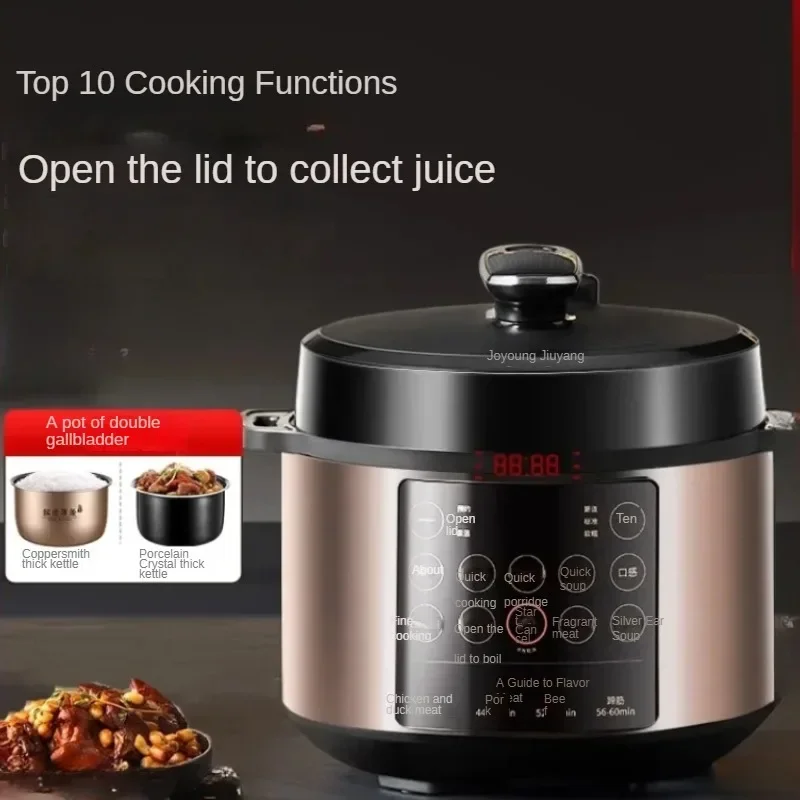 Smart Electric Pressure Cooker, Official MultiFunction Rice Cooker for Home Use, Compact Kitchen Device, Easy Clean Design 4