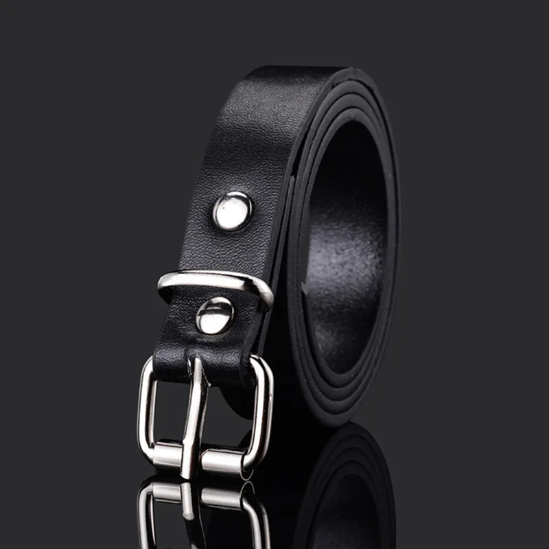 New Style Fashion Children Leather Belts Design Alloy Pin Buckle Boys Girls Kid Casual Waistband Jeans Adjustable Men's Belt