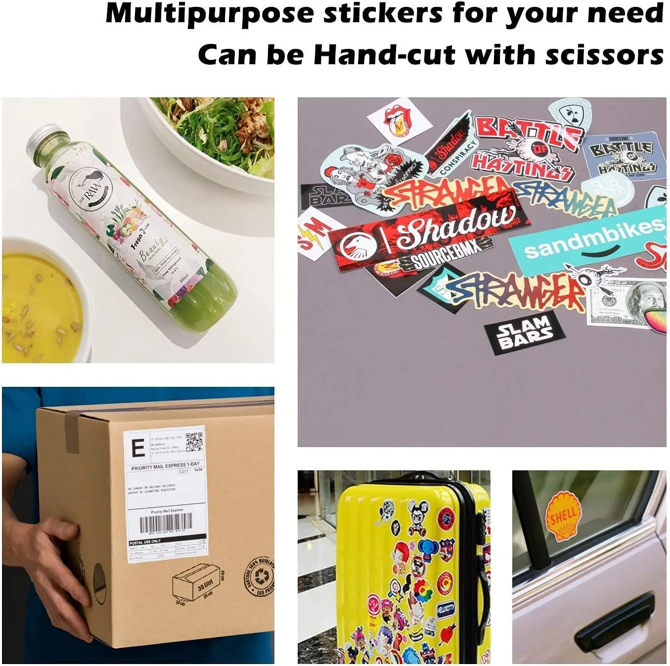 A4 128 GSM 50 ورقة لاصقة قابلة للطباعة ماتي ملصق و...