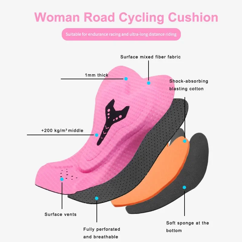 Women Cycling Shorts X-TIGER Road Bicycle Pro 5D Padded MTB with Side Pockets Summer Cycling Bib Tights cycling shorts