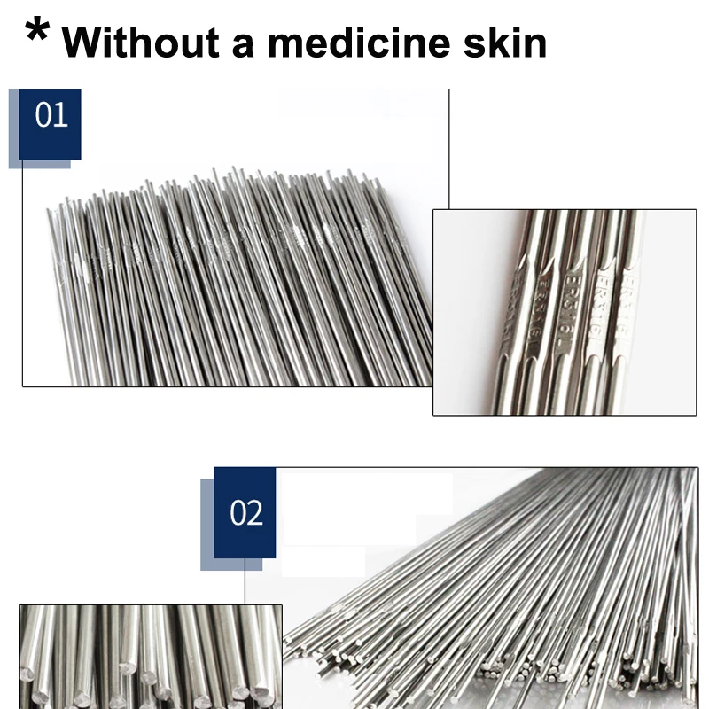 304/308/316L Stainless Steel Welding Rods 10pcs/bag diameter 2.5/3.2/4.0mm length 300mm For Electric Welding Machine