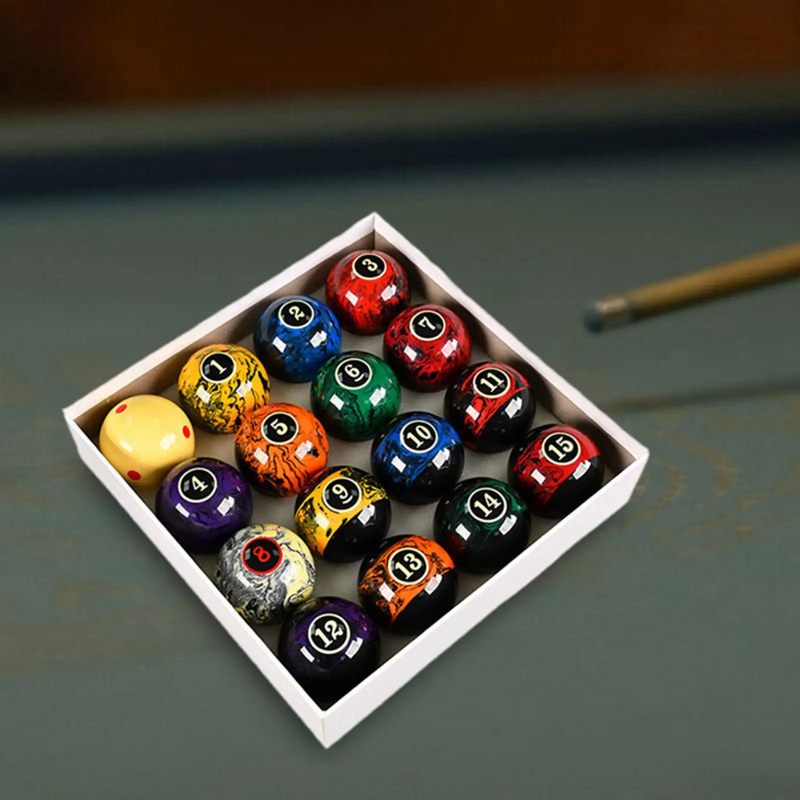 16x Pool Table Balls Billiard Balls Billiard Accessories Professional Set