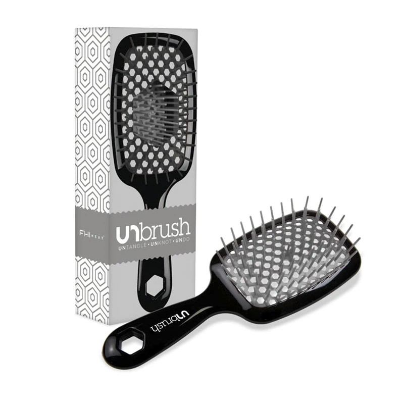 

1PCS FHI HEAT Unbrush DETANGLING HAIR BRUSH Dry and Wet Ventilation Comb Hair Comb Hairbrush drop shipping all world
