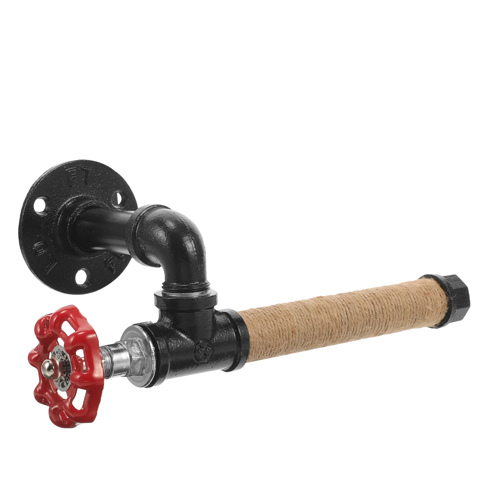 

Paper Towel Holders Industrial Pipe Rustic Wall Mount Paper Roll Holder Stand Under Cabinet Counter Dispenser Hanging Paper