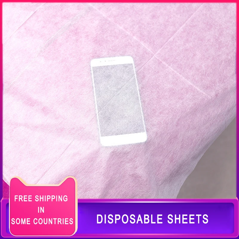 10/20/50/100pcs Disposable Bed Sheets Bedroom Massage Table Sheets Beauty Salon Spa Travel Hotel Thicken Non-woven Fabric Sheet 2