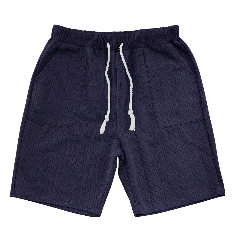 2024 Summer New Men's Set Quality Jacquard Knit Casual Sleeveless V-neck Vest Top Shorts Two-piece Men's Clothing Free Shipping S5f1078b4e90c44da98657901f4134e8fJ