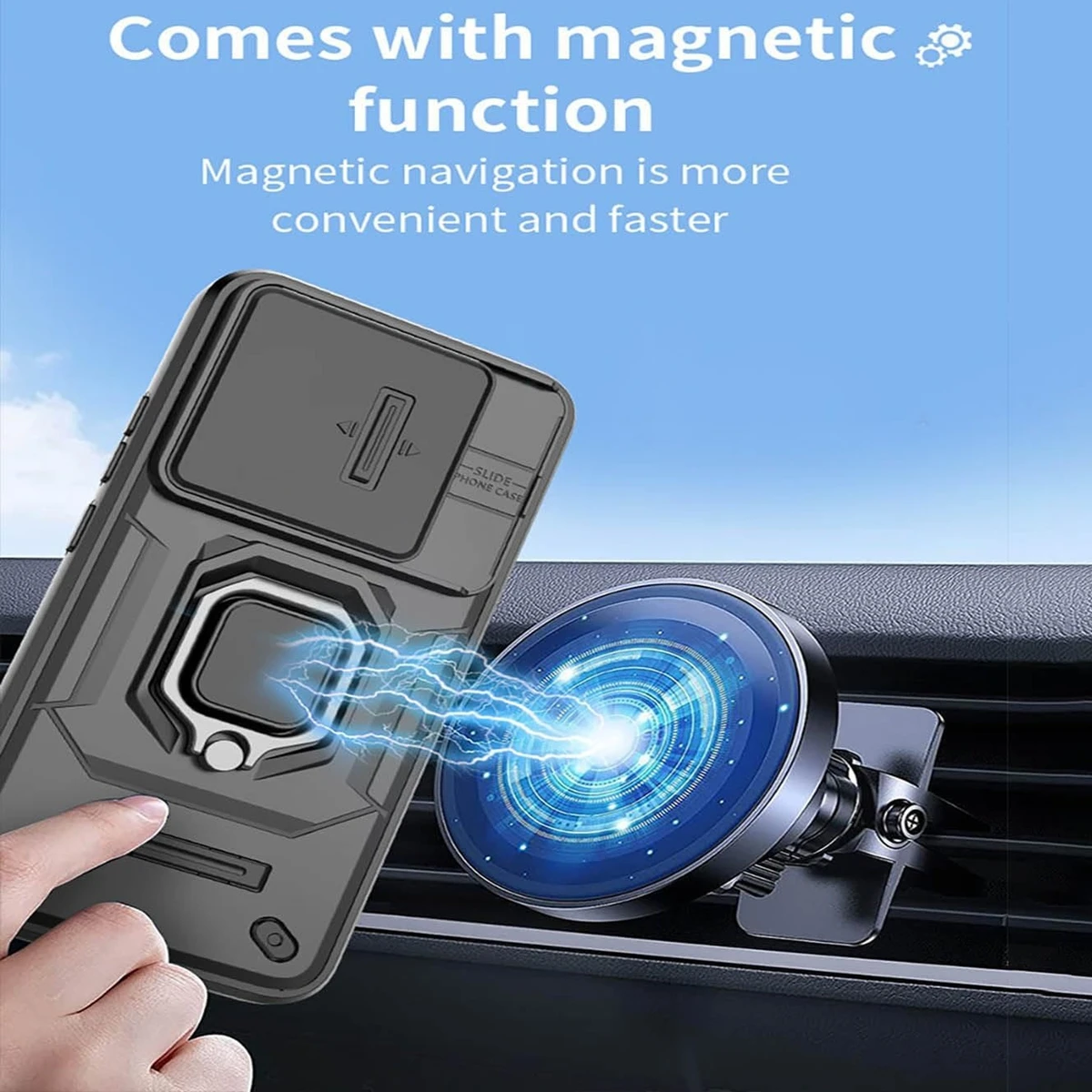 Armor Shockproof Case For VIVO V40 Lite 5G Protective Cover For VIVO V30e Ring Magnetic Holder Coque Fundas Capa_voghion.com