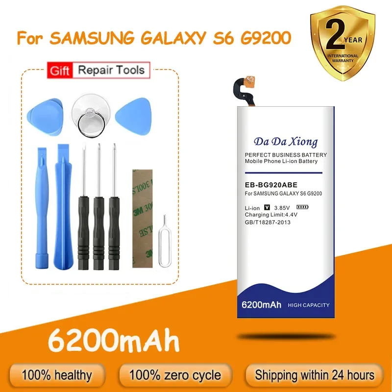 

EB-BG920ABE для GALAXY S6 Battery G920 G9208 EB-BG925ABE Samsung Edge G9250 G925S EB-BG928A G928T G928V G928S