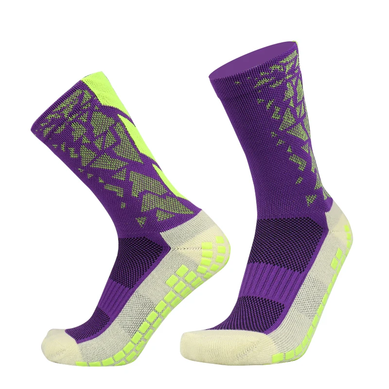 Silicone Anti Slip Football Takraw Men Women Sport Basketball Grip Soccer Socks_voghion.com