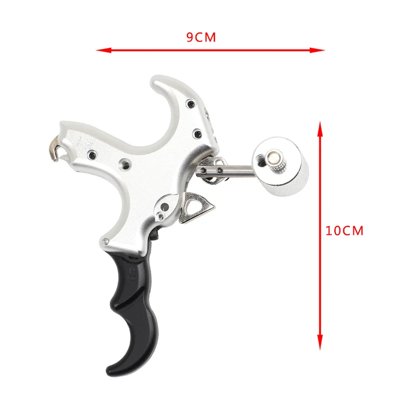 Description Picture 6 of item1pcs 3/4 Finger Release Assist Grip Caliper Thumb Gear Stainless Steel Compound Bow Shooting Tool