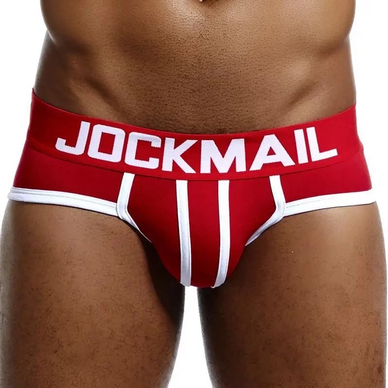 Aussiebum Men's Boxers U Convex Design Jockstrap Panties College Style  Youth Solid Color Sexy Small Boxer Shorts