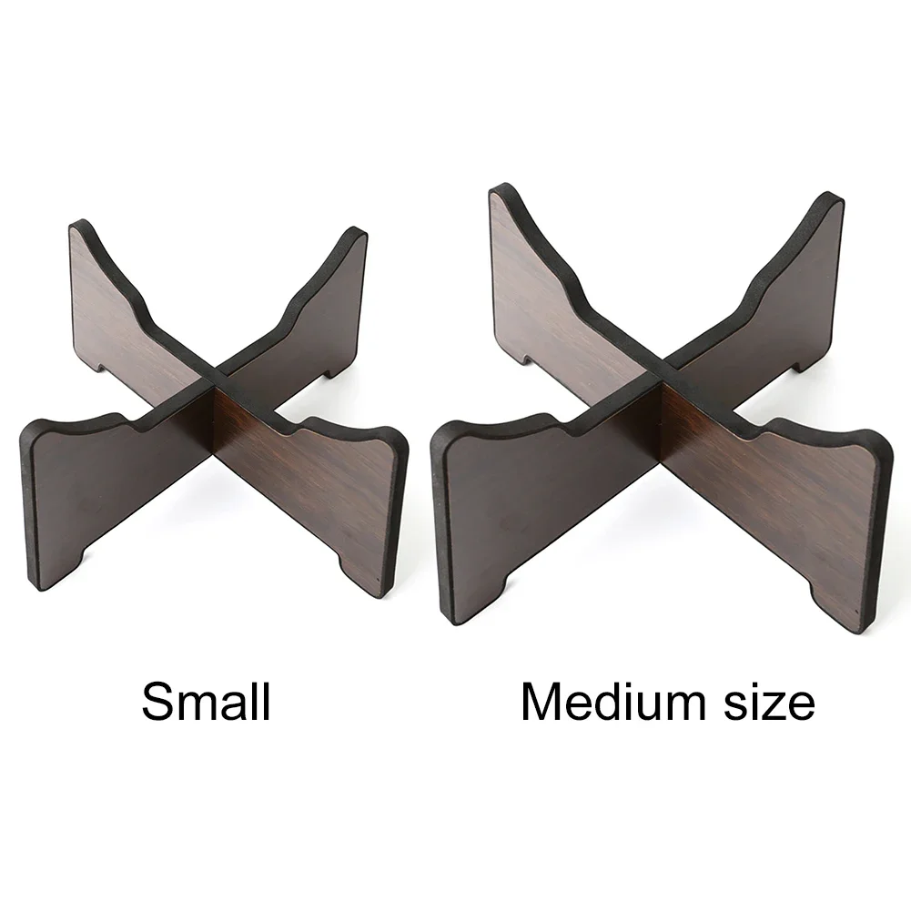 Steel Tongue Drum Holder Detachable Steel Tongue Drum Wooden Bracket Floor Bracket Holder for 8/10 Inch Percussion Instrument