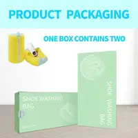 Reusable Mesh Shoe Washing Bag for Washing Machine - 2-Pack Laundry Protector with Gift Box, Durable Footwear Wash Accessories 2