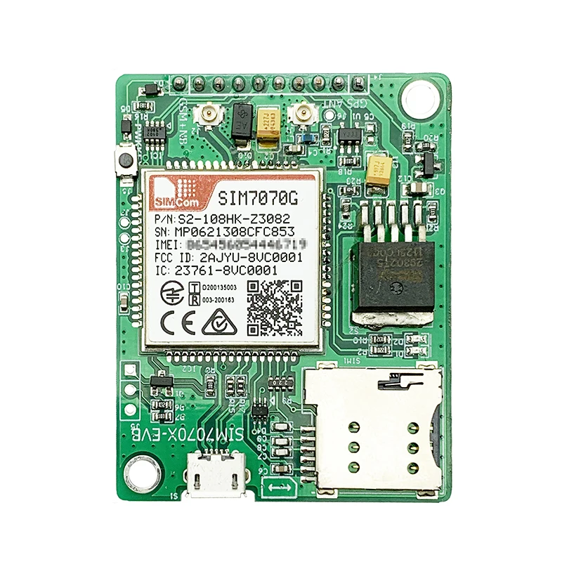 

SIMCOM SIM7070G Breakout board CAT-M NB-IoT GPRS module compatible with SIM7000/SIM800F/SIM900 CAT-M CAT-NB GSM/GPRS band