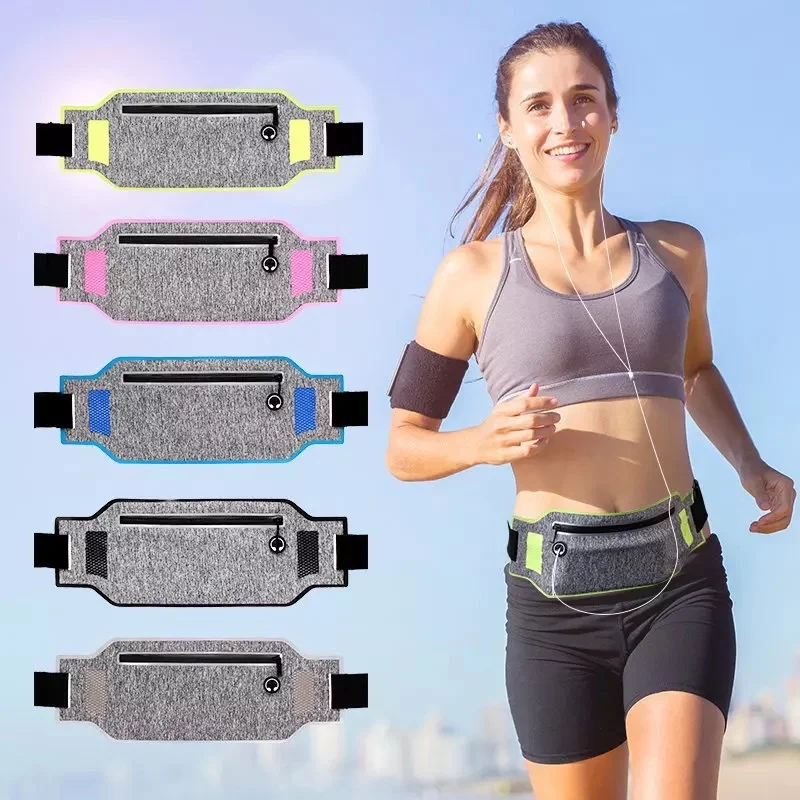 Professional Sport Running Waist Belt with Hidden Pouch Mobile