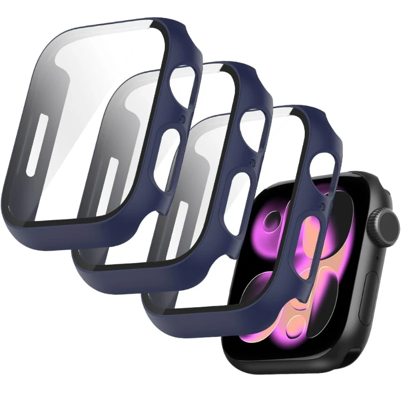 ตัวเลือกสินค้า เคสกันกระแทก 3 ชิ้นสำหรับ Apple Watch หลายขนาด