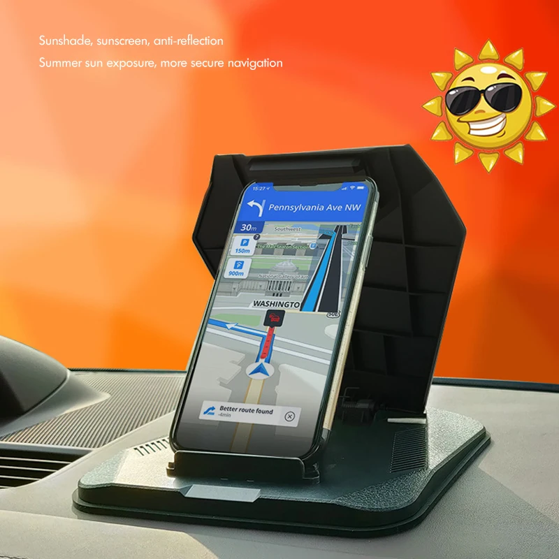Cell Phone Holder for Car, Dashboard GPS Holder Large AntiSlip Vehicle