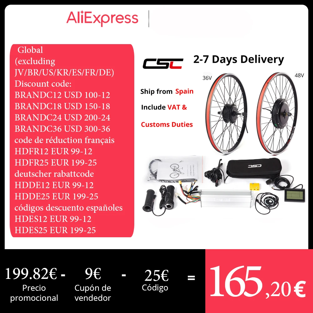 Elektrische Bike Conversion Kit 20 29 Zoll 700C eBIKE Conversion Kit