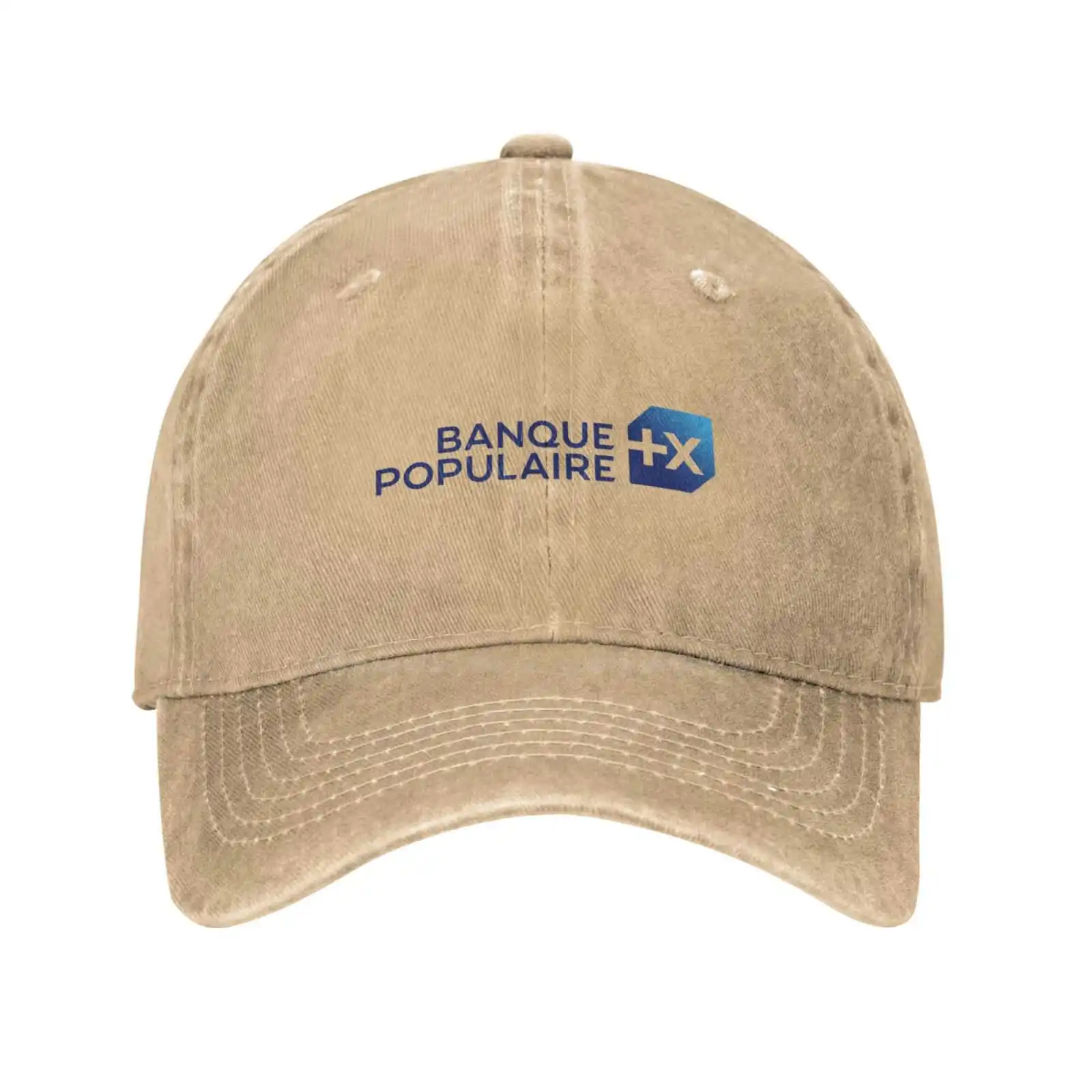 

Banque Populaire Logo Quality Denim cap Knitted hat Baseball cap