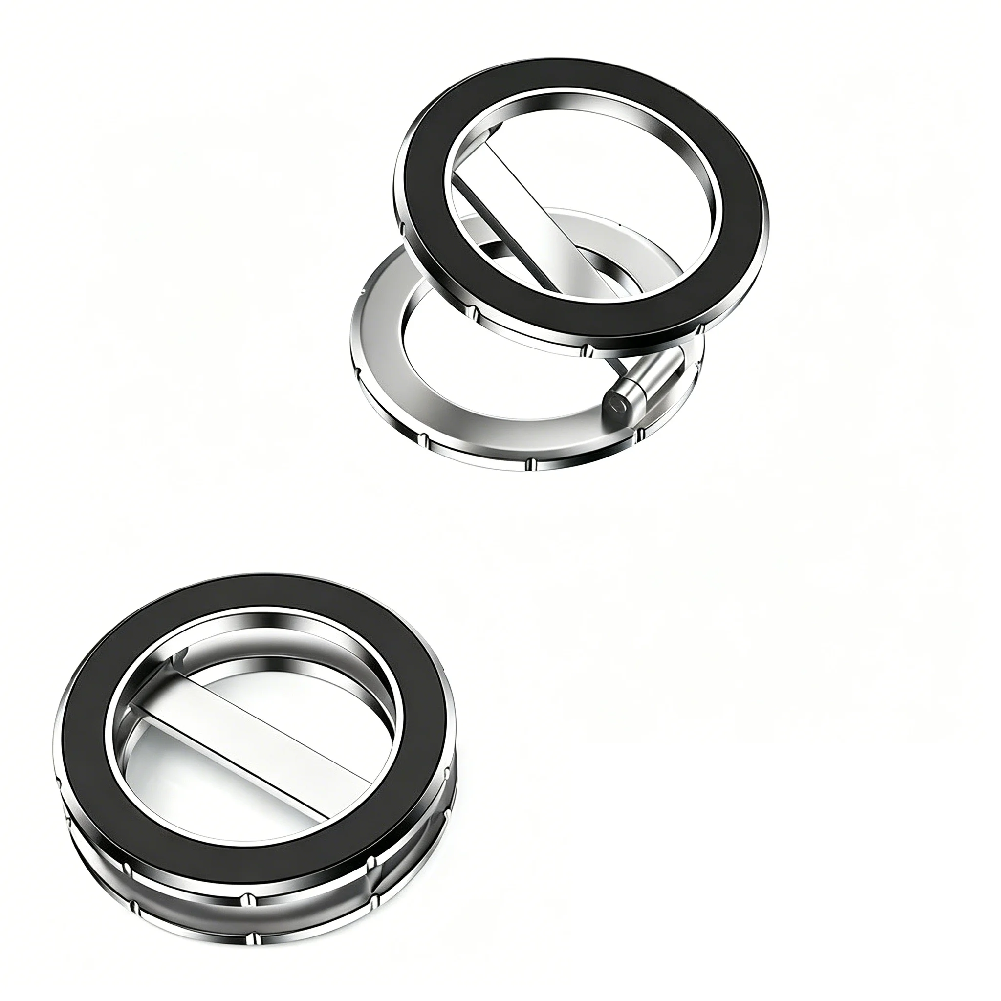Dual-Sided Magnetic Ring for Universal Phone Mounts