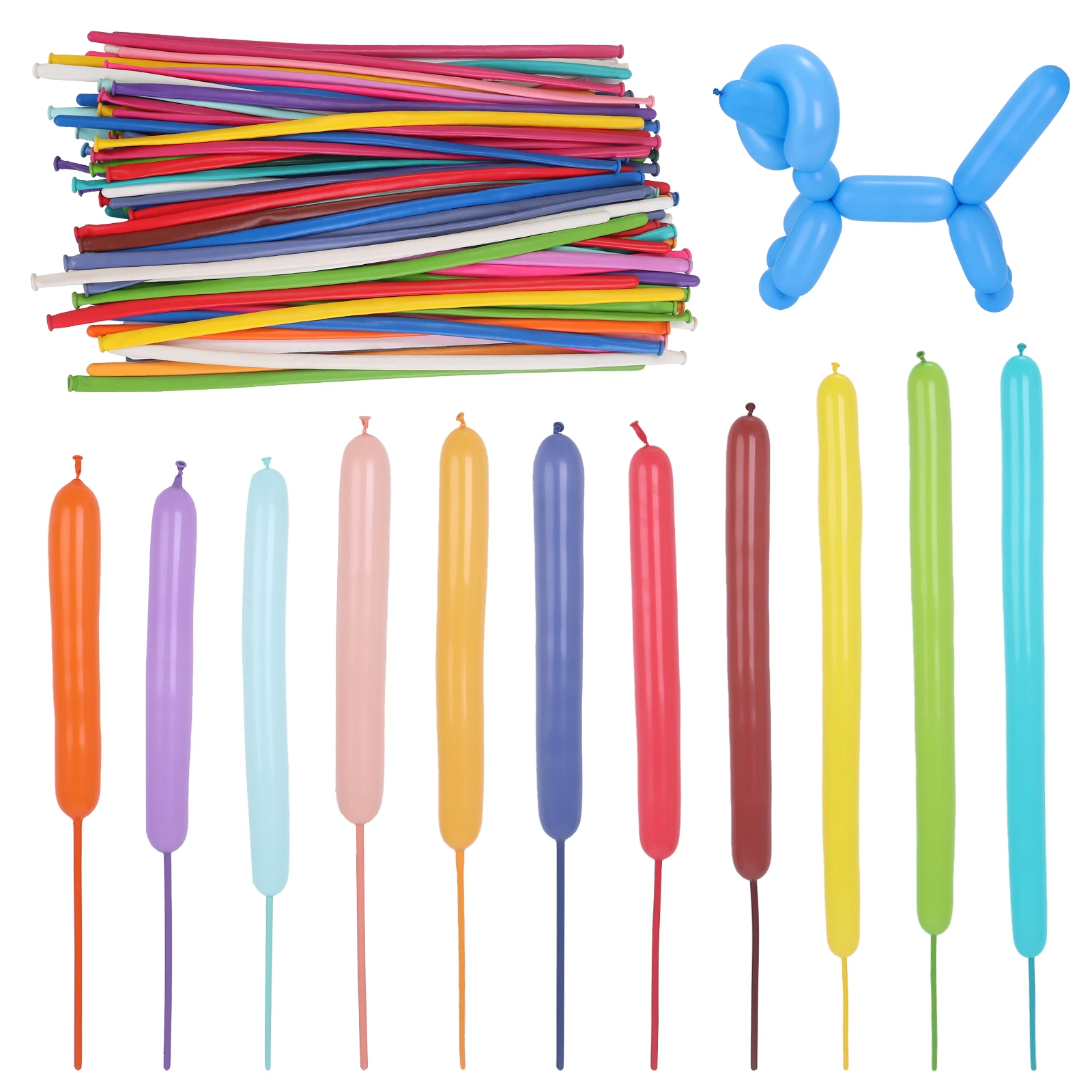 

Metal Strip Thickened Magic Strip Balloon Metallic Chrome Baloons Mixed Color Strip Long Balloons Wedding Birthday Wholesale