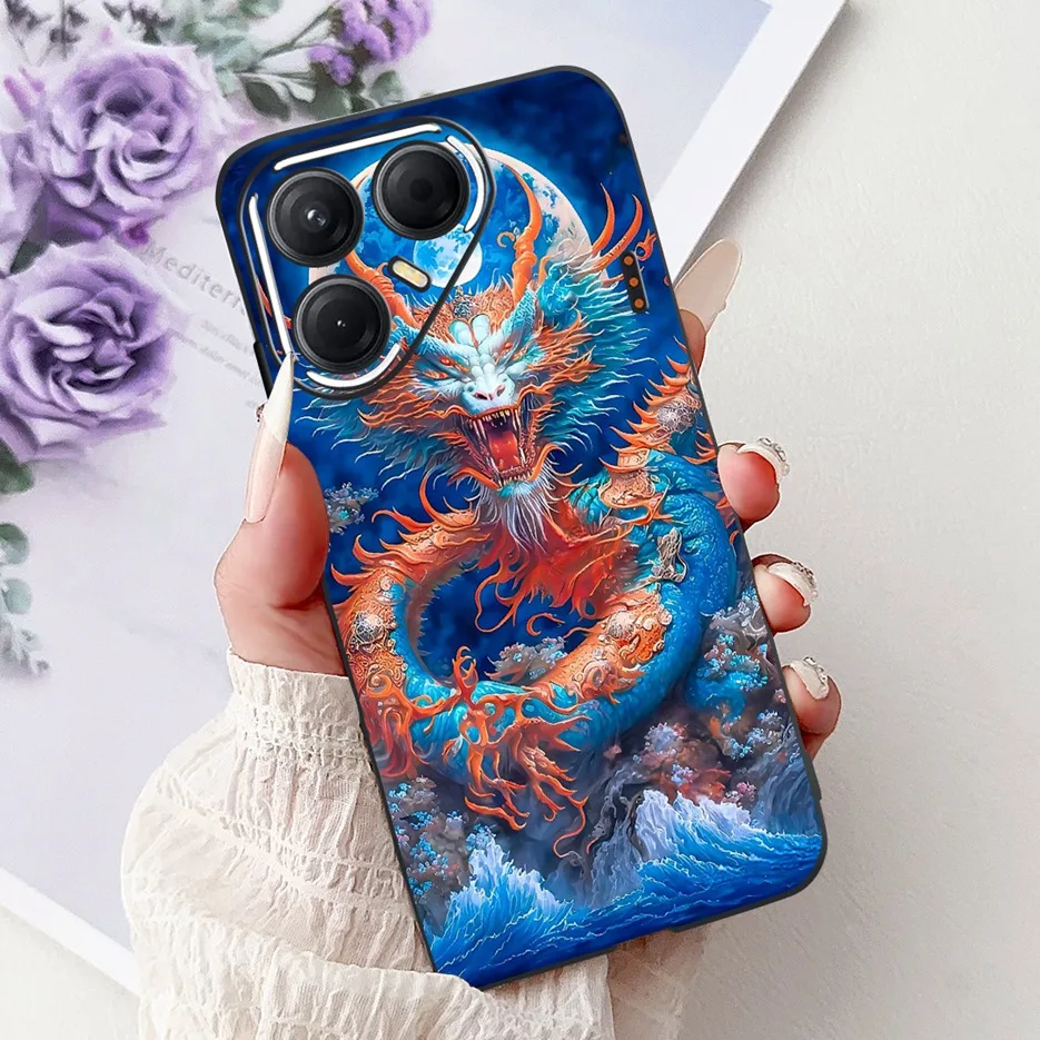 Stylish Painted Soft Silicone Phone Case Cover
